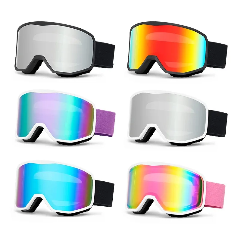 Nuevas gafas de esquí al aire libre, gafas de esquí antiniebla dobles para hombres y mujeres, accesorios para deportes de invierno, gafas de esquí para snowboard