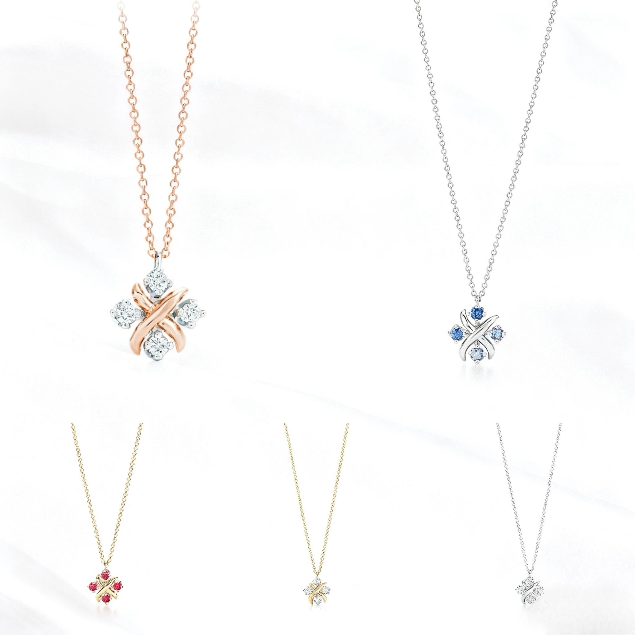 

Модные ювелирные изделия 2025 года. Высококачественное новое женское ожерелье из муассанита во французском стиле, ручная работа - инкрустация, блестящее для фестиваля и вечеринки.