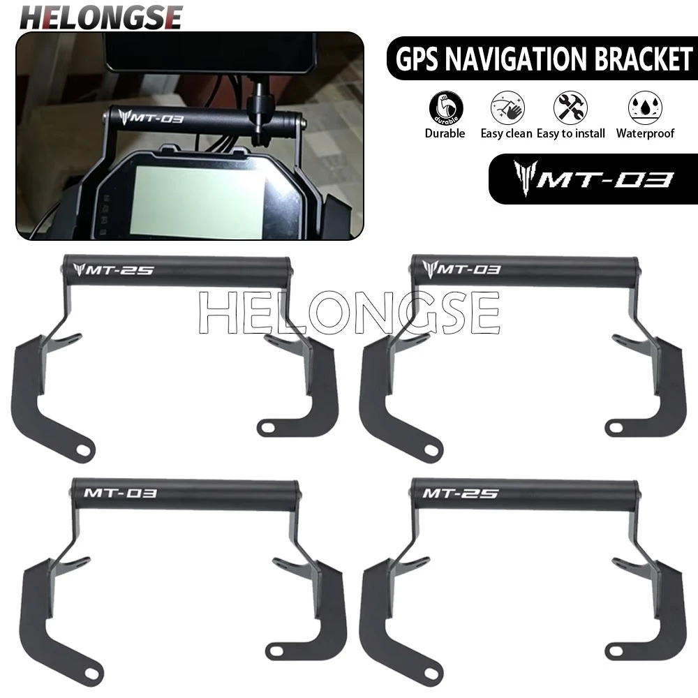 Motorcycle Parts GPS Navigation Bracket Phone Stand Holder Mount For YAMAHA MT 03 MT 25 2020 - 2026 MT03 MT25 2027 MT-03 MT-25