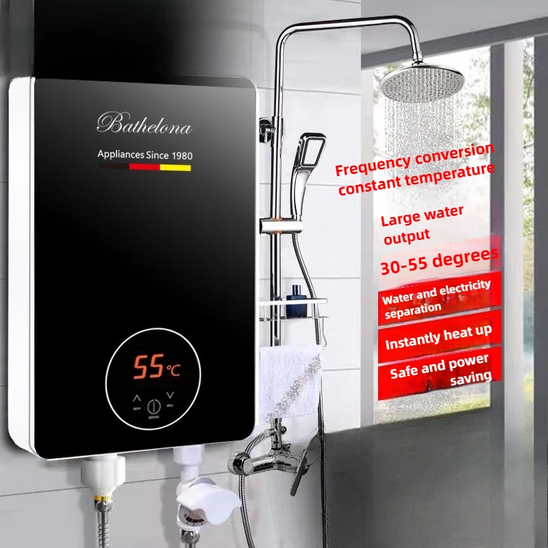 

3500W Instant Electric Water Heater with Shower Set 220V Constant Temperature of Household Bath Machine, Small Shower