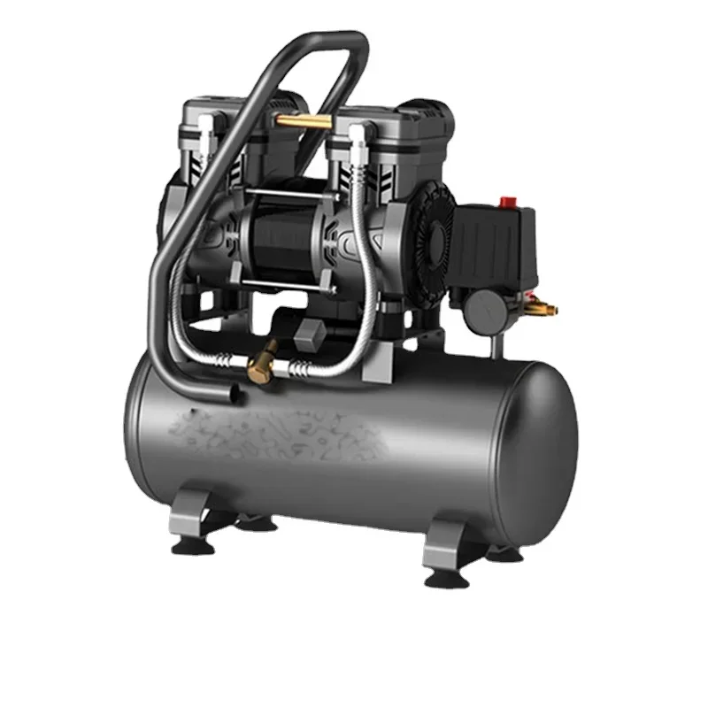 Upgrade Silent Air Pump Of Air Compressor 220v Oil-free Small Industrial High Pressure Air Compressor Woodworking Portable Mini