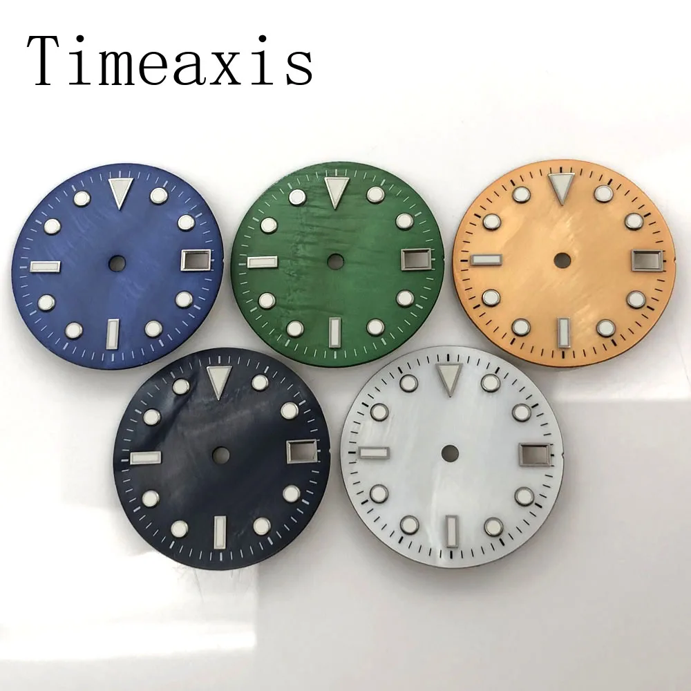

Циферблат Timeaxis 28,5 мм, стерильный, с люминесцентным покрытием, для механизмов NH35/NH36, синий, зеленый, желтый, черный, белый