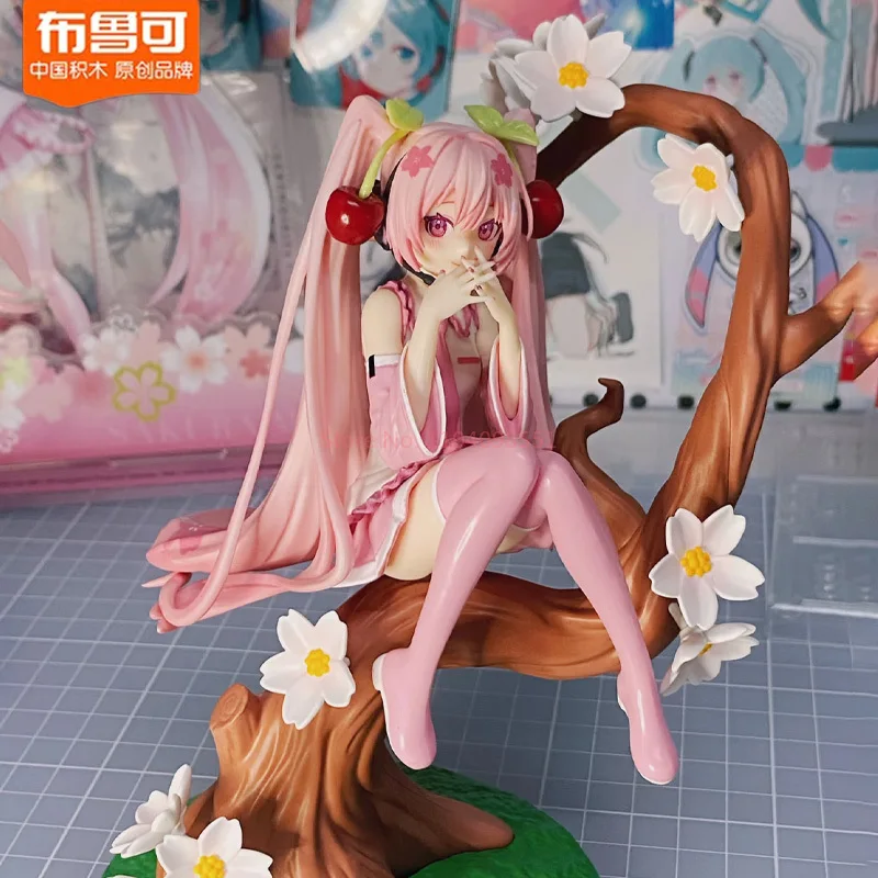 ใหม่ต้นฉบับบล็อคเกอร์แอ็คชั่นฟิกเกอร์ฮัตสึเนะ มิคุ ซากุระ รุ่นปาฏิหาริย์แห่งอนาคตประกอบแบบกำหนดเองรุ่นอะนิเมะรูปของขวัญวันเกิด