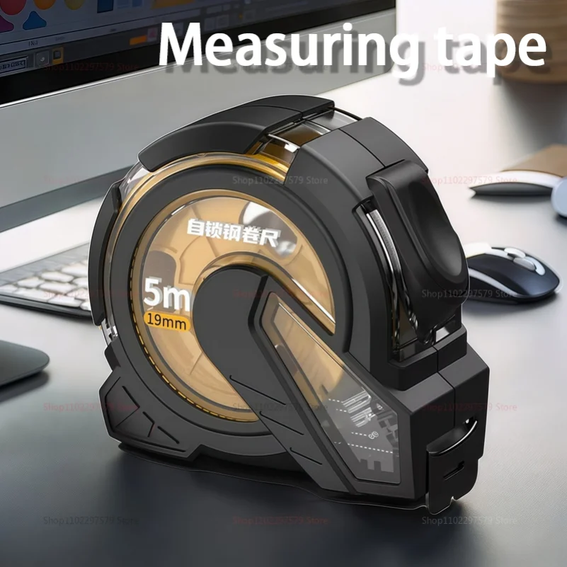 

Самоблокирующаяся рулетка с прорезиненным покрытием, высокоточный измерительный инструмент, ручной инструмент