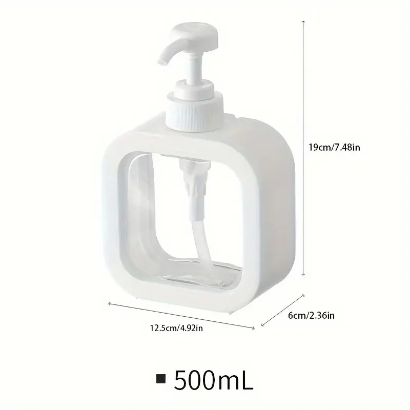 Liquid Lotion Hand Pump Soap Dispenser Modern Soap Dispenser for Bathroom and Kitchen Sink, Small Hand Soap Plastic Dish Soap Di