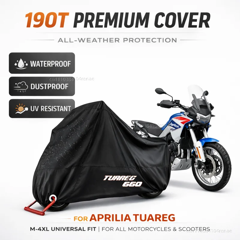 

Чехол для мотоцикла Aprilia Tuareg 660 Tuareg660 190T, водонепроницаемый, пылезащитный, с защитой от ультрафиолета, всесезонный