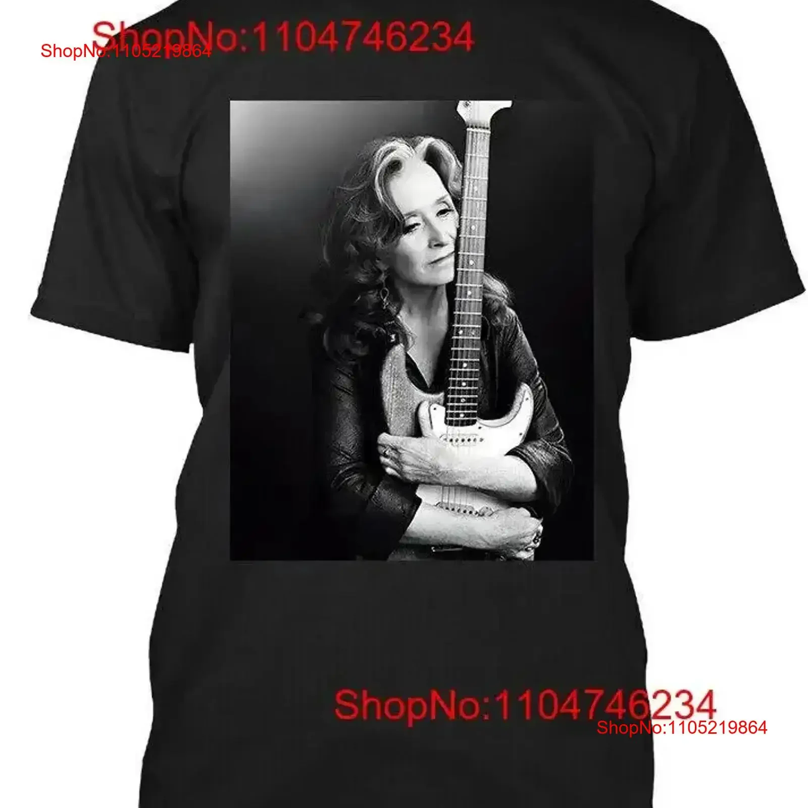 Camiseta limitada NWT Bonnie Raitt American Blues Singer guitarrista músico S 5XL vintage lavada ligeramente elegante versátil
