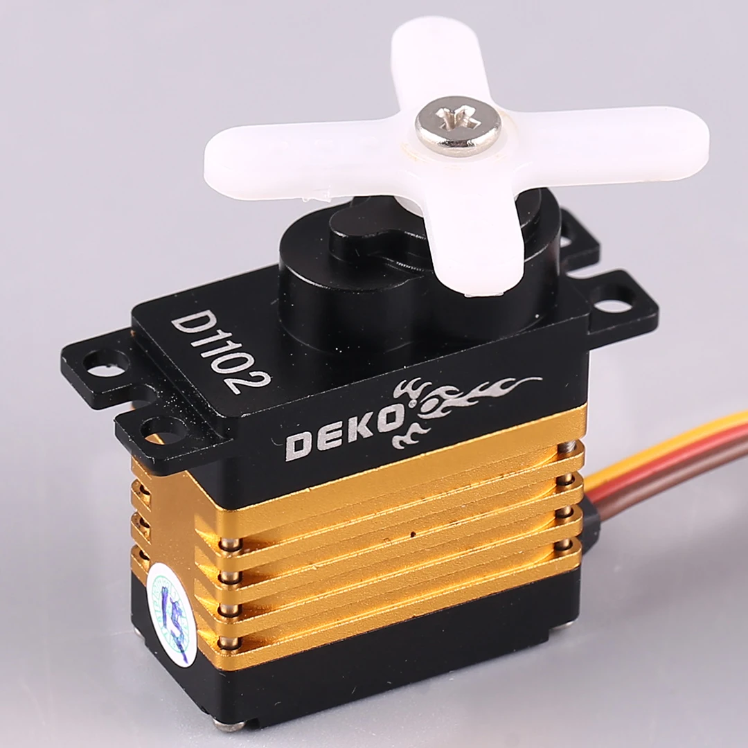 DEKO Metal High-pressure High-torque Digital Servo Steering Gear D1102 450 Helicopter/30E Fixed-wing Steering Gear
