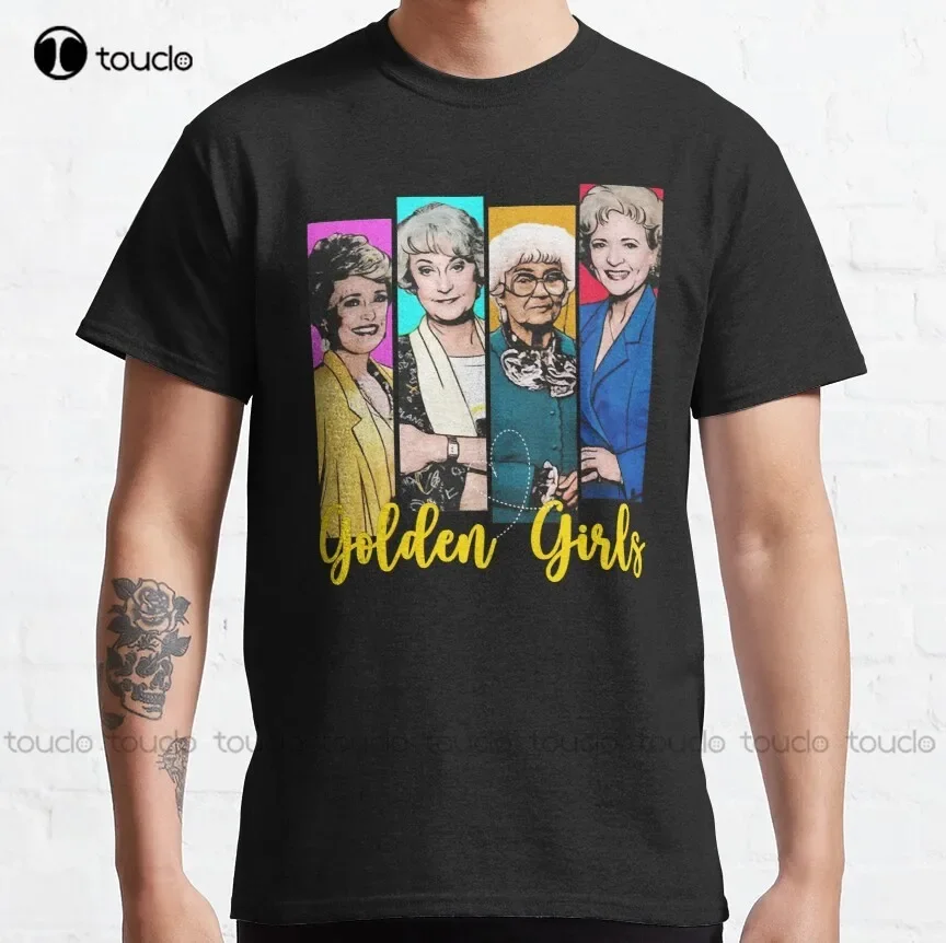 Golden Girls New T-Shirt Classic T-Shirt Shirt Printing Custom Aldult Teen Unisex Digital Printing Tee Shirt Xs-5Xl New Cotton