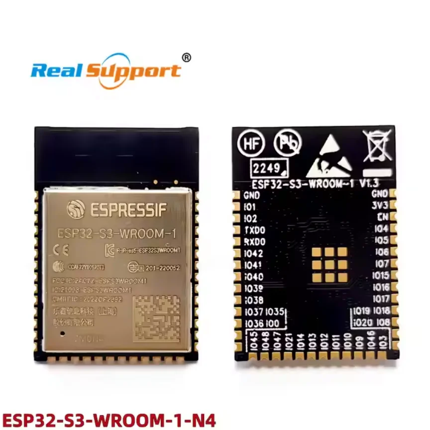 Original ESP32-S3 ESP32-S3-WROOM-1-N4 WiFi Blueteeth Ultra-Low Power Consumption Module with FCC KCC CE TELEC Certification