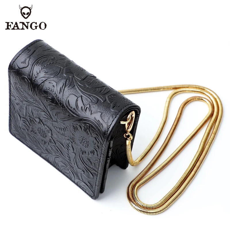 Luxury Women\'s Shoulder Bag Handmade Genuine Leather Card Pocket With Mirrors Makeup Bags Female Crossbody Bag