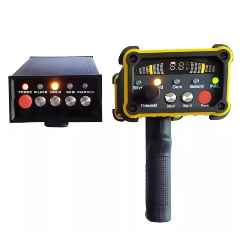 GR1000 underground large-scale remote 2D gold, silver, gemstone and metal detector for treasure exploration instrument