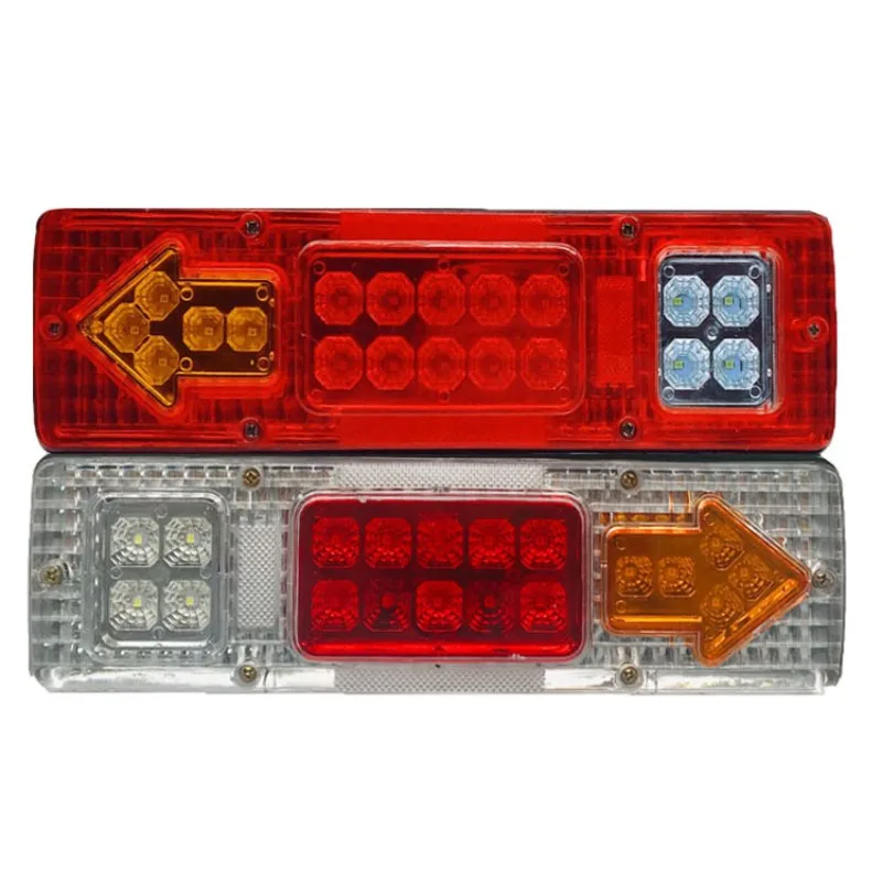

19LED 12V-24V IP67 Waterproof Indicator Lamp for Trailer Truck Boat Turn Signal Tail Stop Light Universal Red/Yellow/White