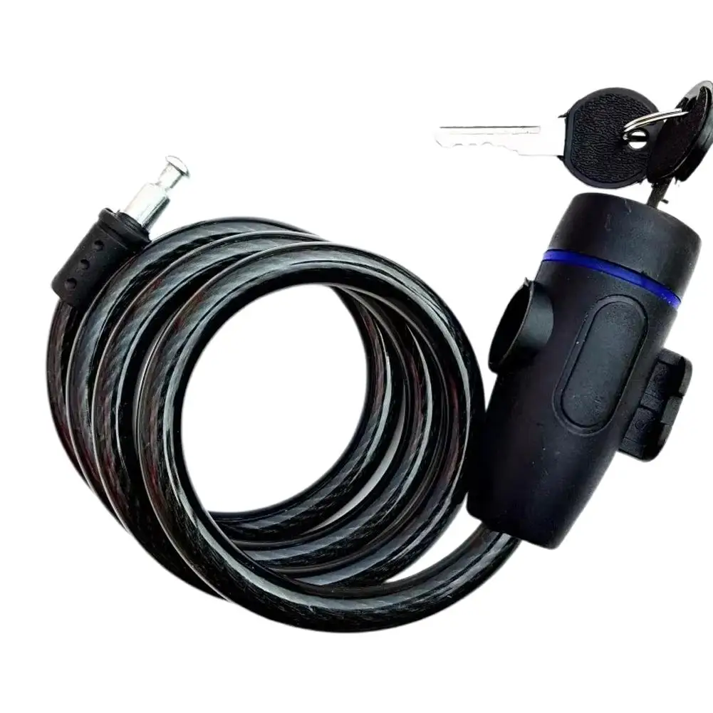 قفل سلسلة الدراجة النارية المعدني المضاد للسرقة قفل الدراجة مع مفتاحين قفل الدراجة النارية الأمن المحمول قفل سكوتر كهربائي