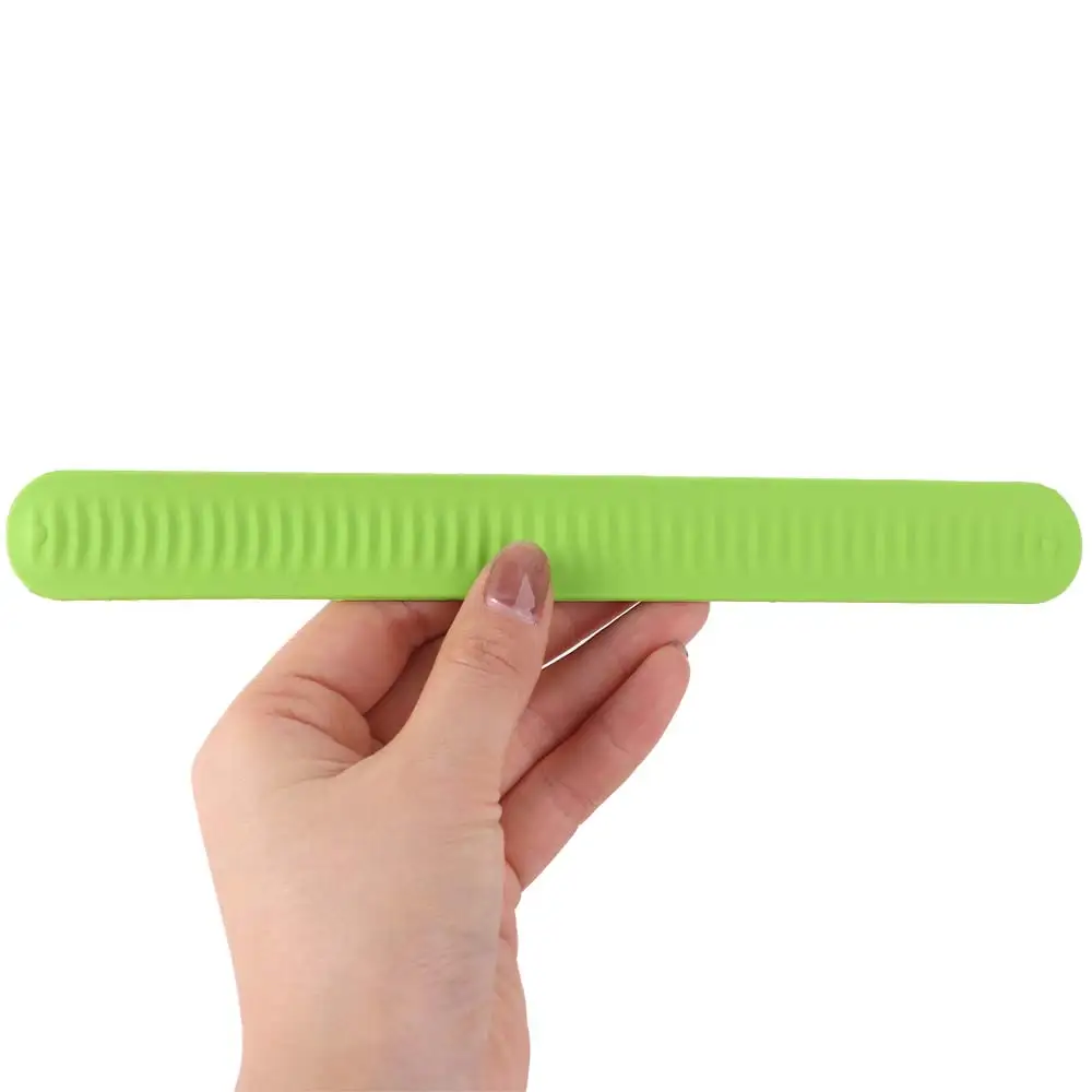 6pcs Hands Clap Circle Silicone Slap Bracelets Surface Wearable Design Sensory Textured Wristbands Patted Bracelets Portable