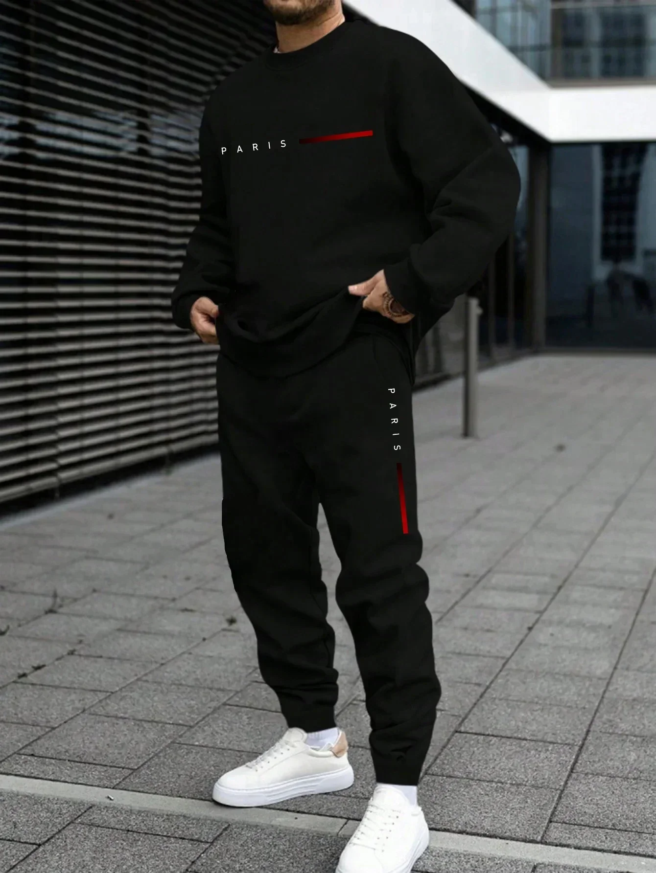 สบายๆทุกวันฤดูใบไม้ร่วงฤดูหนาวแฟชั่นเสื้อ Sweatpants ผู้ชายกีฬาผู้ชาย Hoodies สบายเรียบง่ายกลางแจ้ง