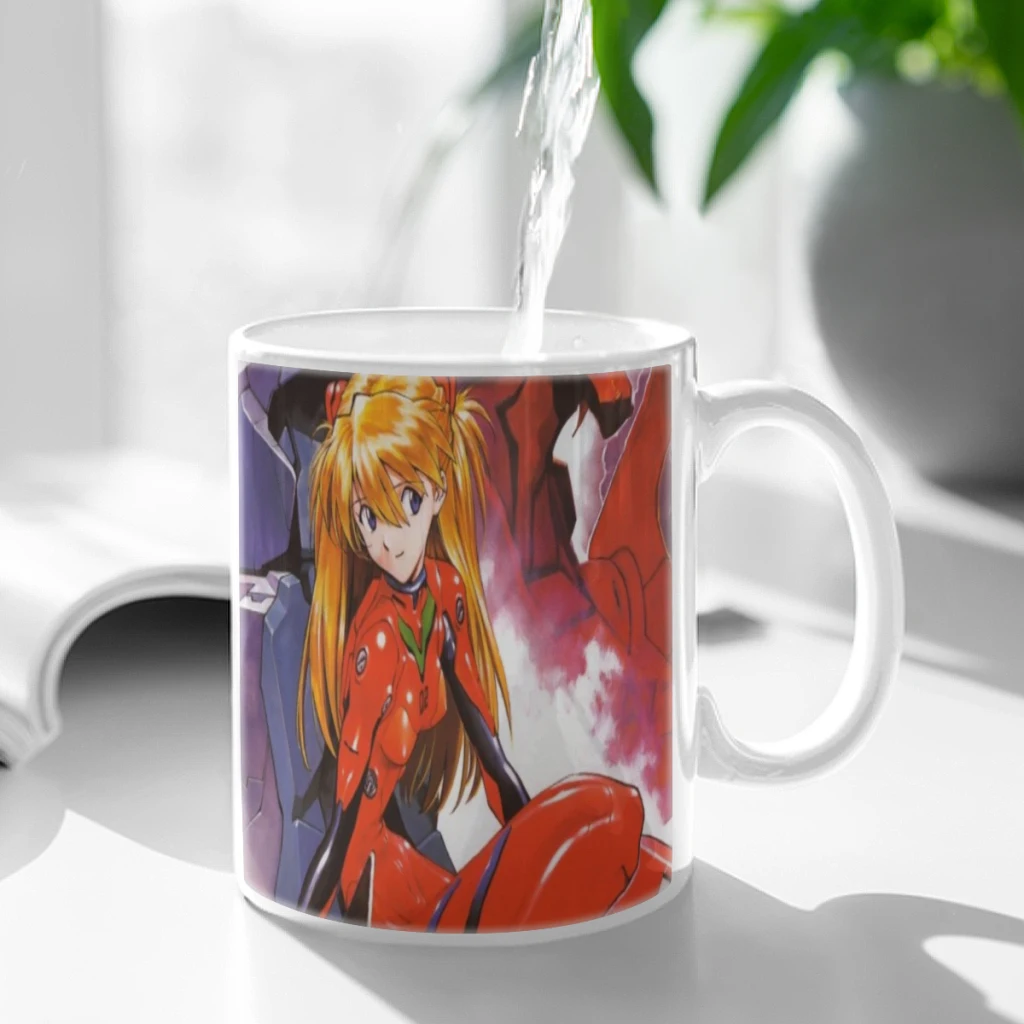 G-Genesis E-Evangelion Eva Free shipping Mug 11oz Black Ceramic Coffee Mug Friends Birthday Gift Mug