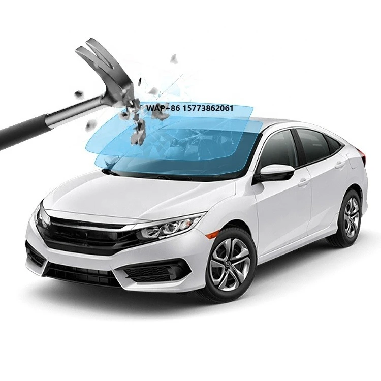 

5mil Anti-bullet Safety and Security Film Windshield Sticker Window Safety Film 1.52*30m Removable Car Window Film