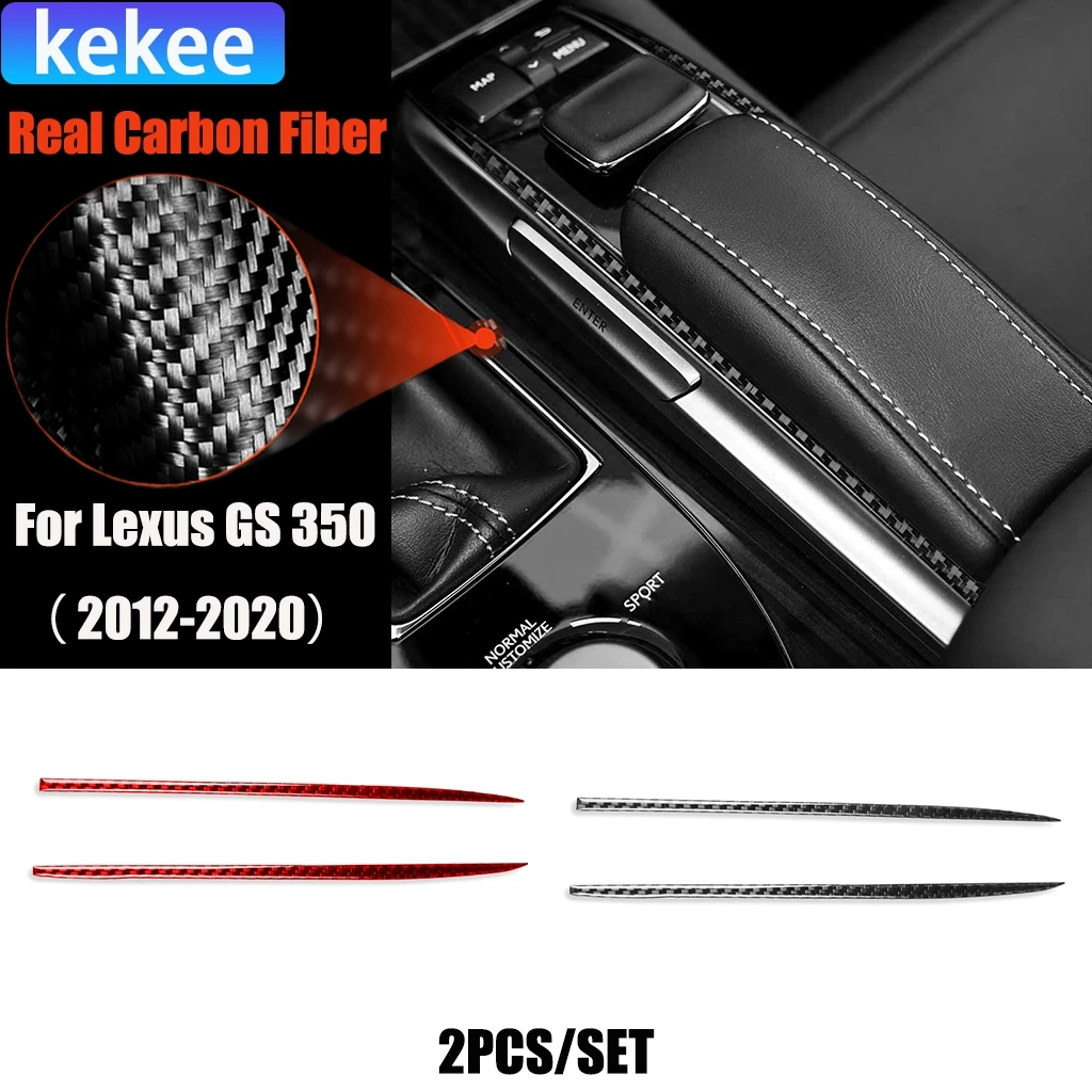 

Автомобильные аксессуары из углеродного волокна, боковая полоса центральной консоли, модифицированная внутренняя накладка, мягкая наклейка для Lexus GS 350 2012-2020