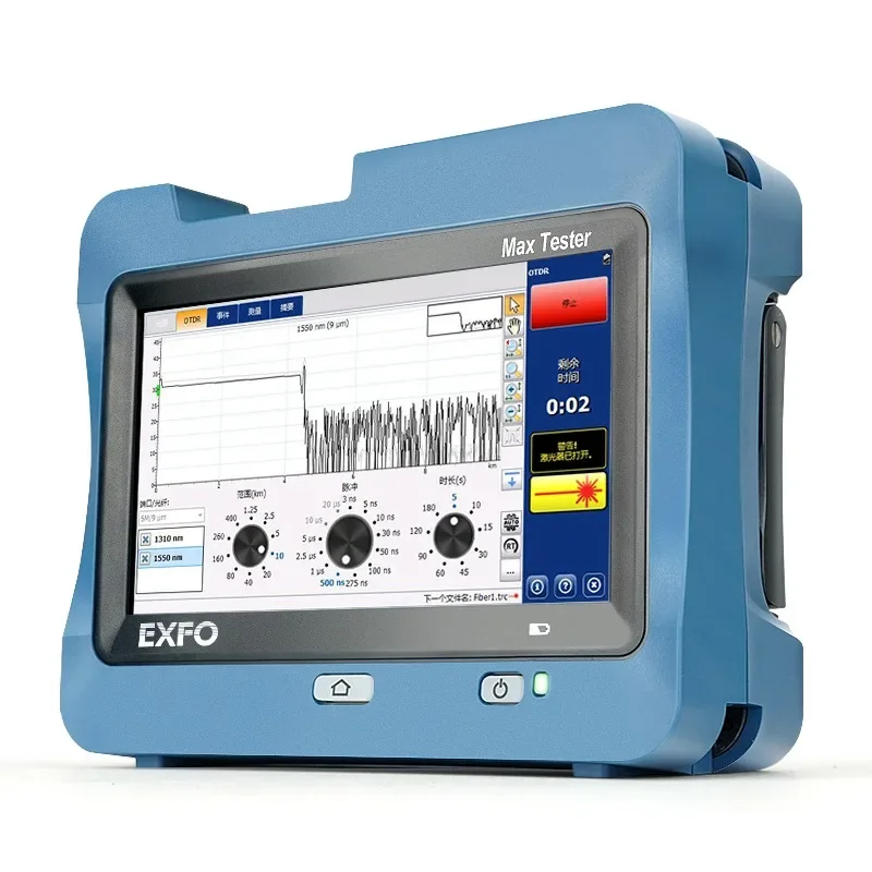 EXFO MAX-730D-SM8 Live Single Mode OTDR 1310/1550nm/1650 39/38/38dB Optical Time Domain Reflectometer หลายภาษา