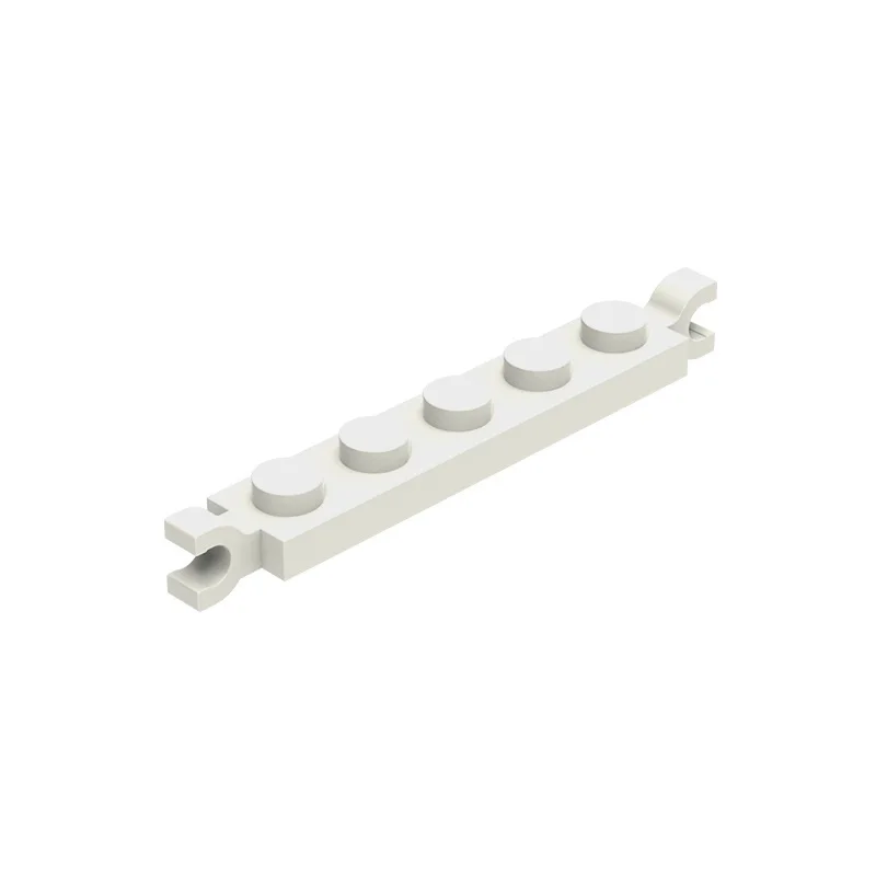 MOC 10PCS 63868W 1x5 Board Building Blocks Special 18649W Double Ended Cross Fork 5 Holes Plate Part Particle Toy Children Gifts