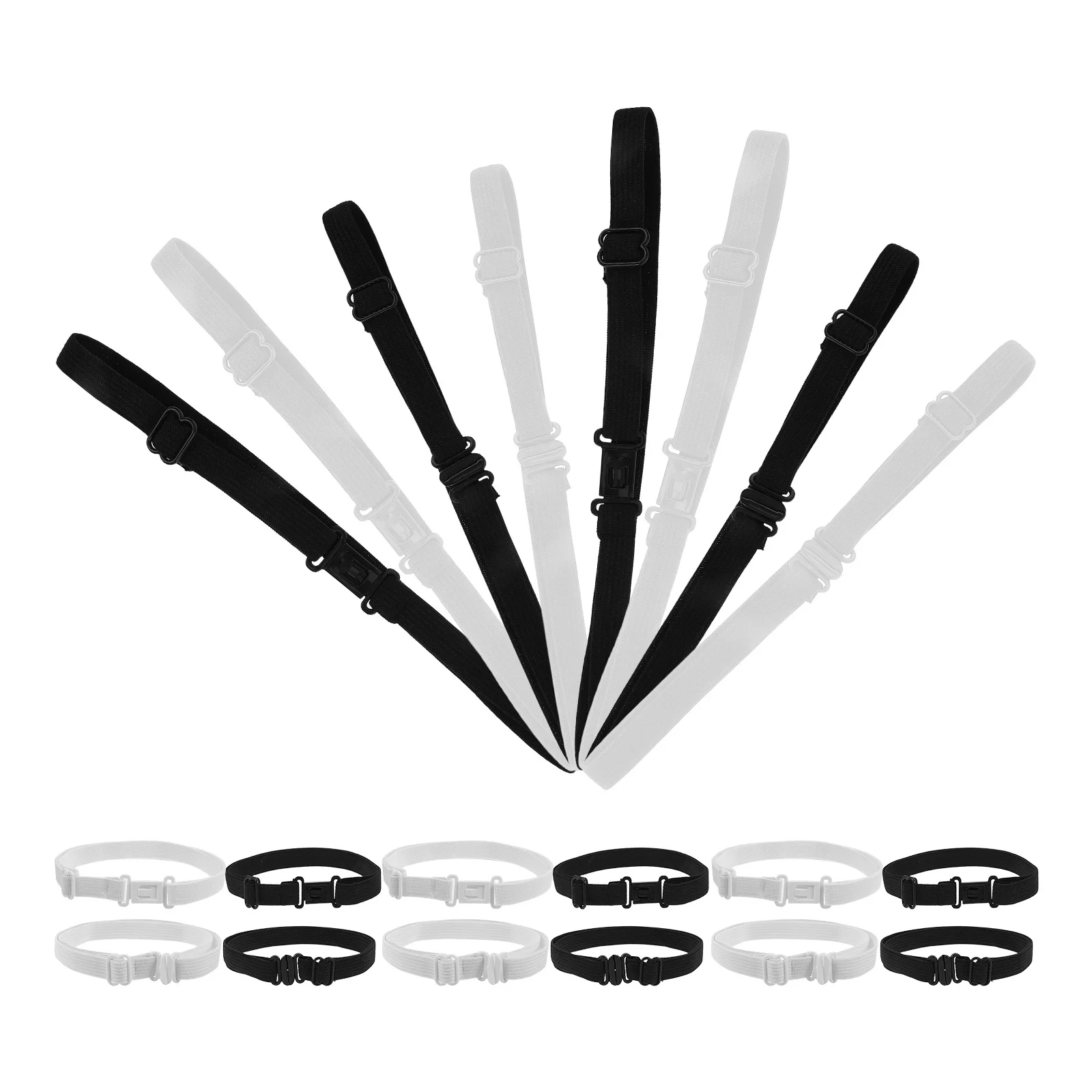 20 stuks elastische vlinderdas riem extender verstelbare houder voor jk uniformen matrozenpakken en feestkleding mode-accessoires