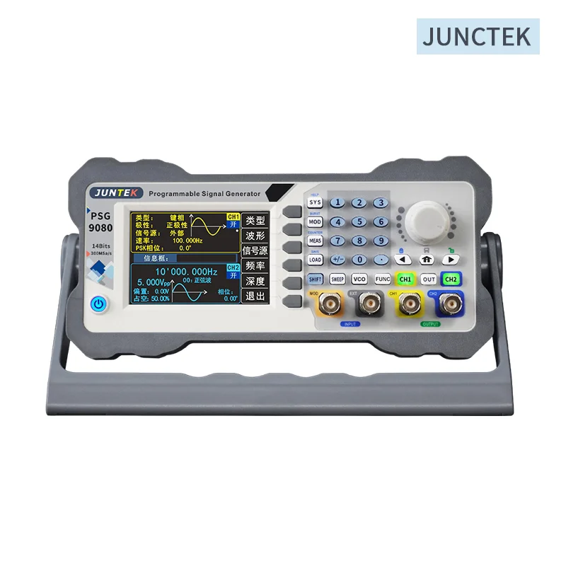 Junctek Psg9080 9060 80 60mhz Programável Dds Duplo-canal Arbitrária Onda Função Gerador Suporta Telefone Controle Bluetooth