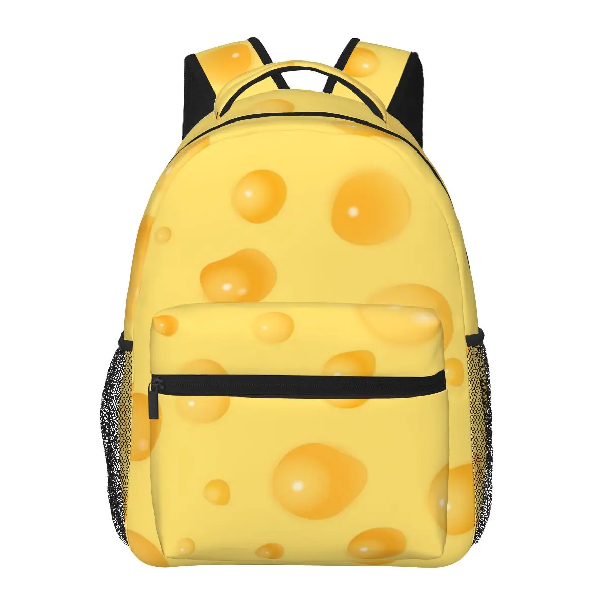 Cheese Pattern Backpacks Boys Girls Bookbag Children School Bags Cartoon Laptop Rucksack Shoulder Bag Large Capacity