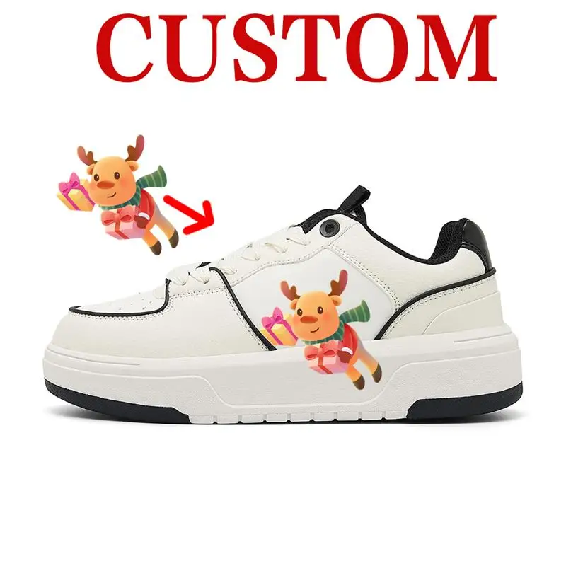 

Waterproof Slip-ResistantCartoon gift casual sneakers, vivid pattern, strong festive atmosphere