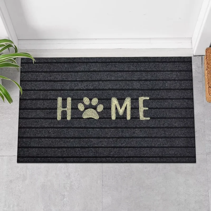 VIKAMA Welcome Door Mat Entrance Dust Removal Anti-Slip Mat Soft Bedroom Kitchen Carpet Home Decoration
