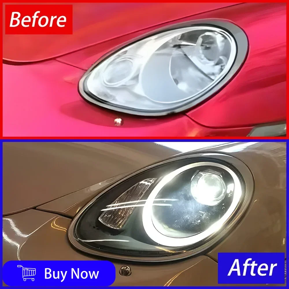 포르쉐 박스터 카이맨 987.1 2004-2008년식 업그레이드 고사양 LED 자동차 헤드라이트 어셈블리 프로젝터 렌즈 액세서리