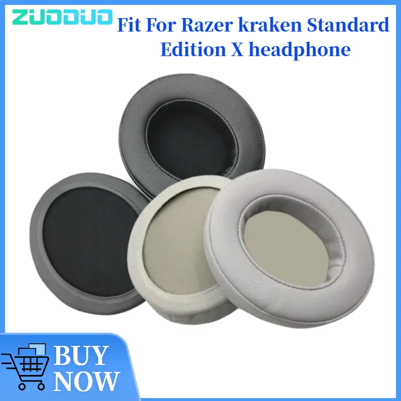 

ZUODUO Replacement Earpads Cushion For Razer kraken Standard Edition X Headphones Memory Sponge Sleeves Cover Case Repair Parts
