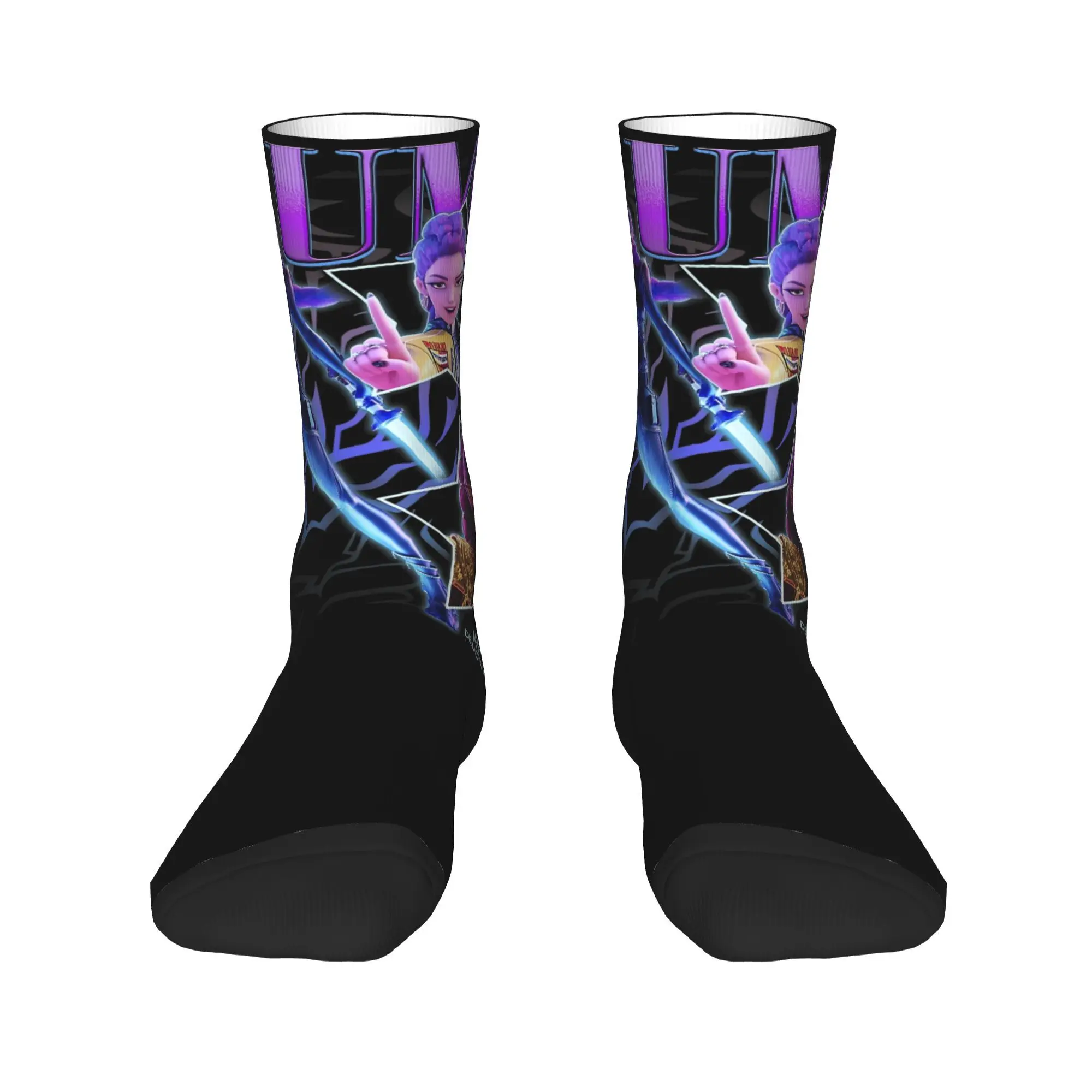 

Витрина Руми Ретро HUNTRX HUNTRIX Kpop Demon Hunters Носки Мужчины Женщины Забавные Носки Happy Хип-Хоп Весна Лето Зима Носки