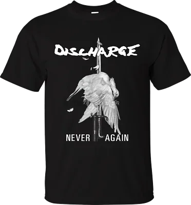 DISCHARGE NEVER AGAIN T-SHIRT Official Merch punk rock d-beat hardcore