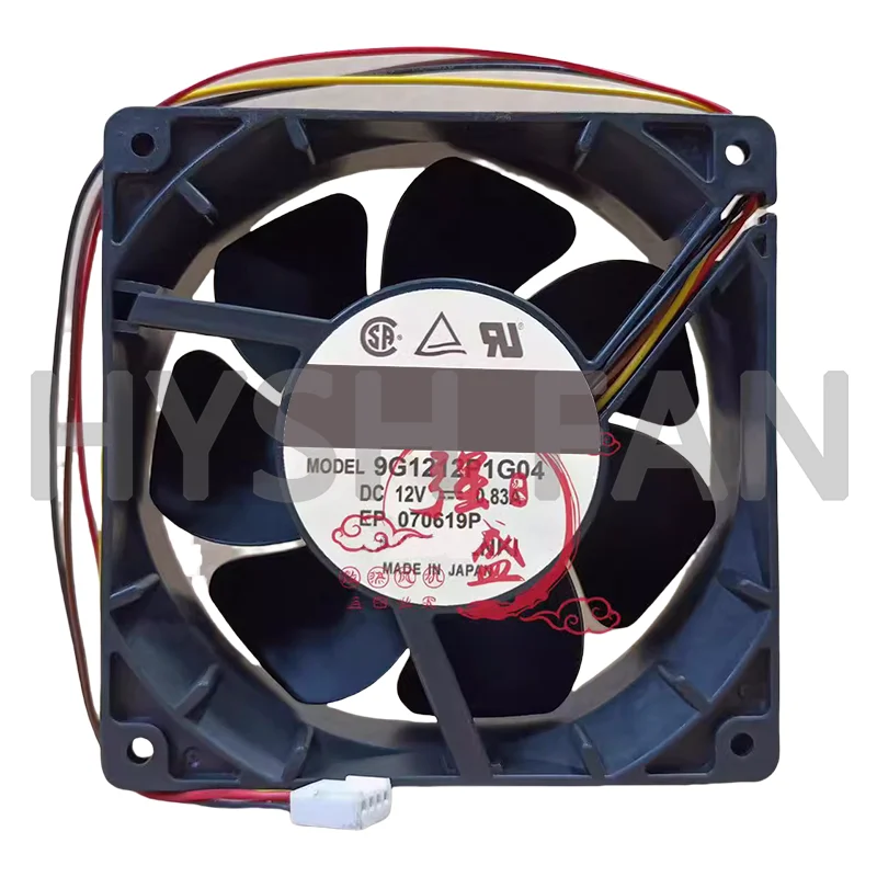 

9G1212P1G04 New Original 12038 12V 0.83A 4-wire Large Air Cooling Fan