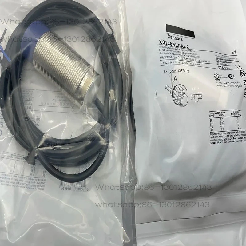 Tiro físico do interruptor de proximidade do sensor XS1M12KP340 XS8C1A1NAL2 XS8C1A1PAL2 XS8-C40NC440 XS8C40NC440