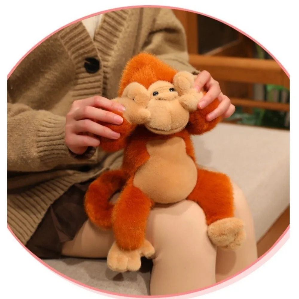 

Мультяшная игрушка-обезьянка с длинными руками для комфорта и объятий