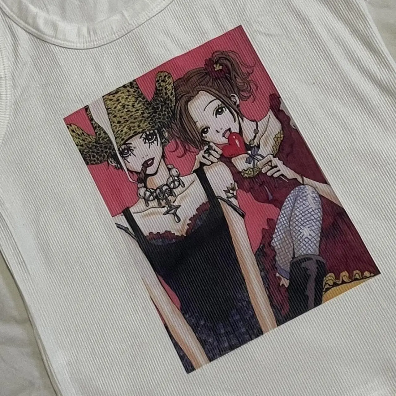 Y2k Crop Top Women Tops Clothing Female Women's T-shirts Camisole Gothic Clothes Tanks & Camis Harajuku Traf Sleeveless T-shirt