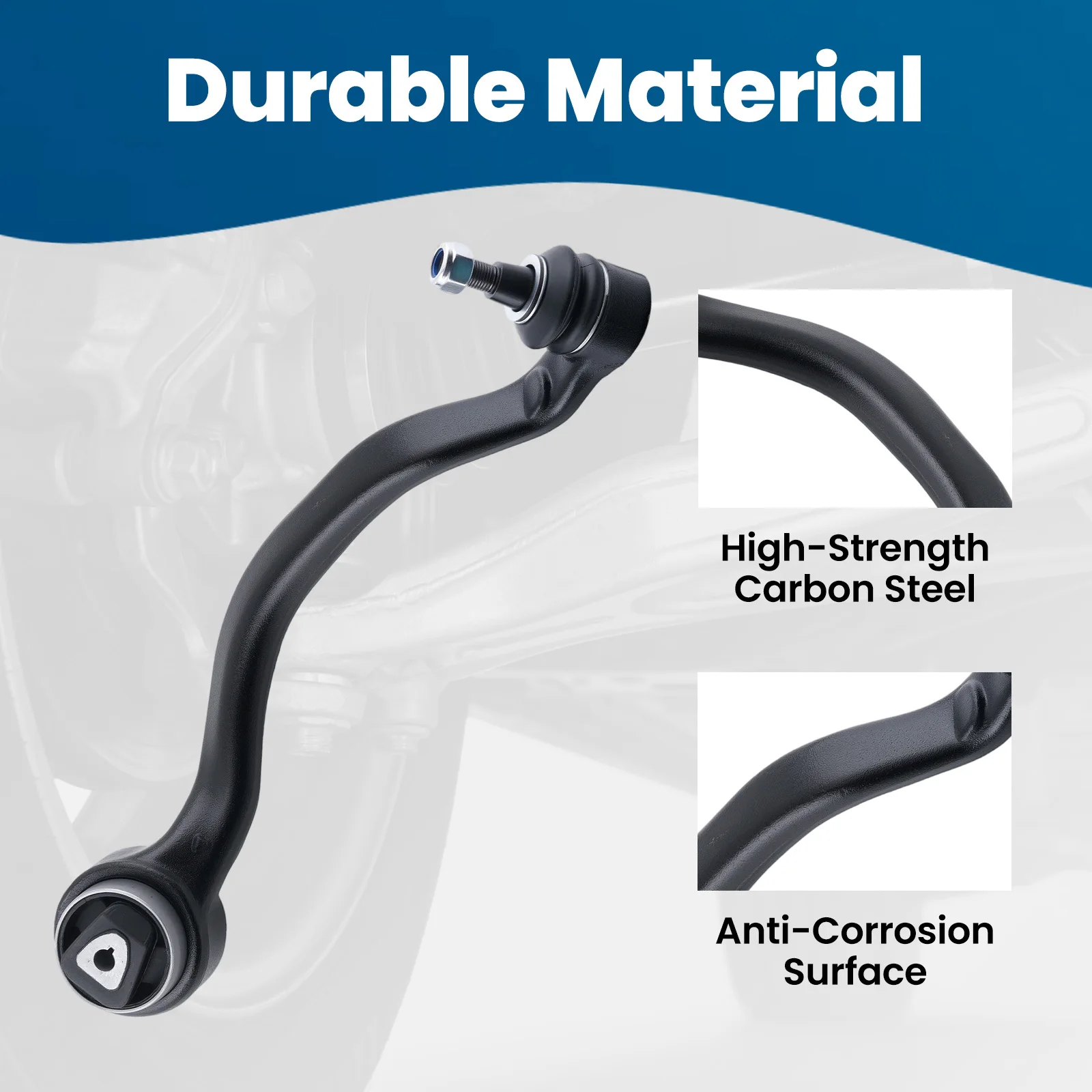 Front Right Side Control Arm w/ Ball Joint for BMW X5 X6 2007-2014 Lower Forward Control Arms Ball Joint Suspension Set