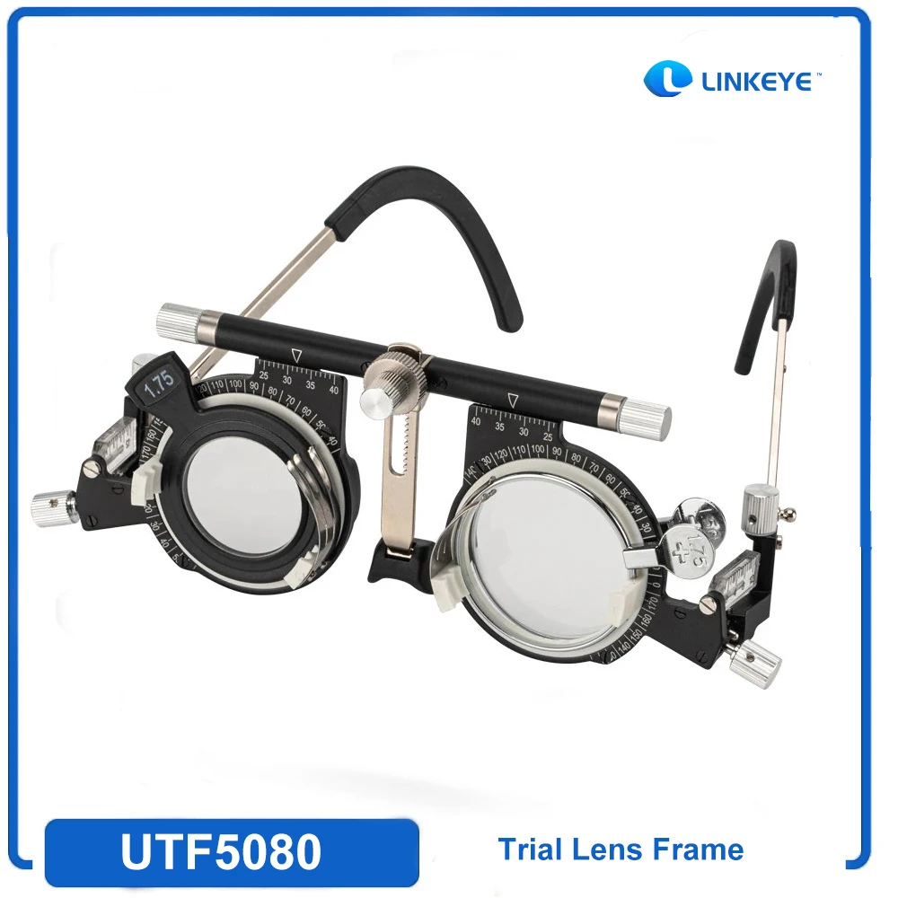 Оптическая пробная оправа для линз LINKEYE, высококачественный универсальный материал, титан TF-5080, продажа