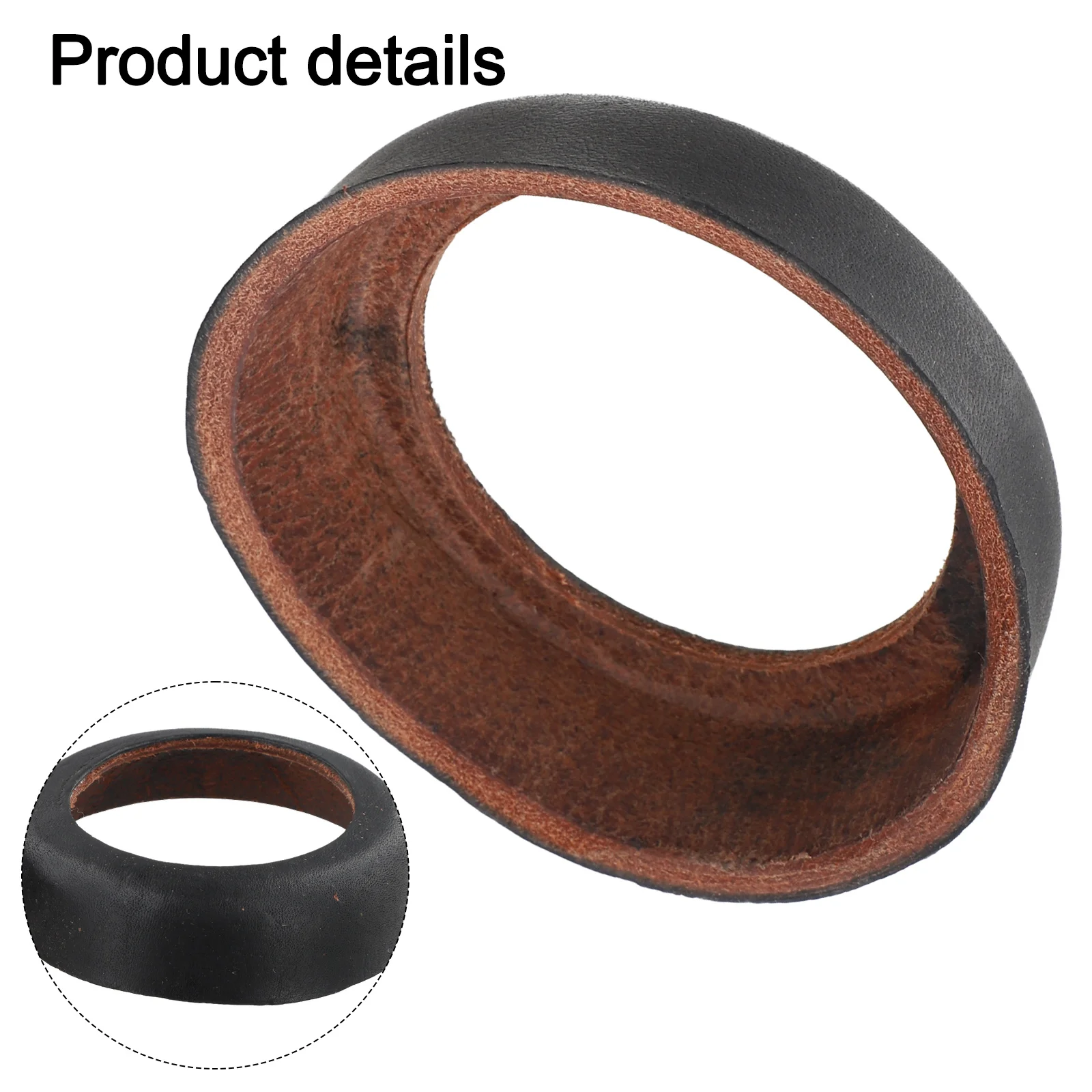 Cowhide Leather Cuff Leather Cuff Pump Daily Use Replacement Hassle-Free Installation For Water Pump Handling Dispenser