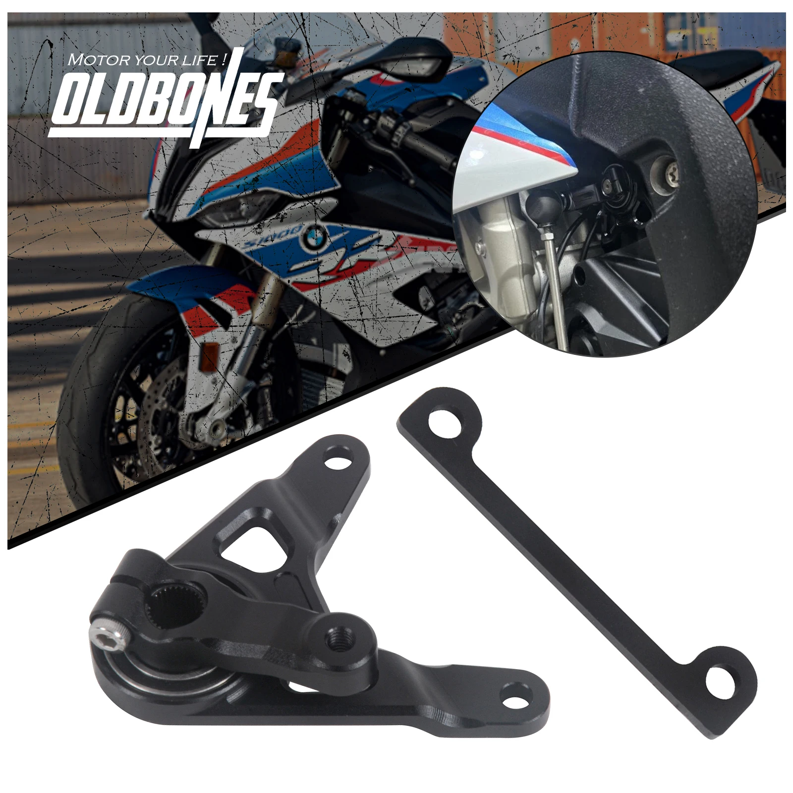 

Опора рычага переключения передач Oldbones для мотоциклов BMW S1000 R/RR/XR S1000R S1000RR S1000XR HP4 2008-2020