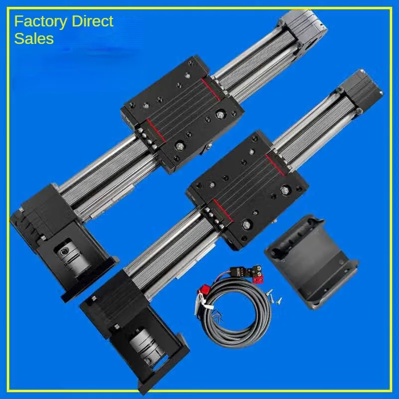 High-Speed Synchronous Belt Slide Rail 40/45/50/60 Electric Cross Slide Linear Xyz Linear Belt Module