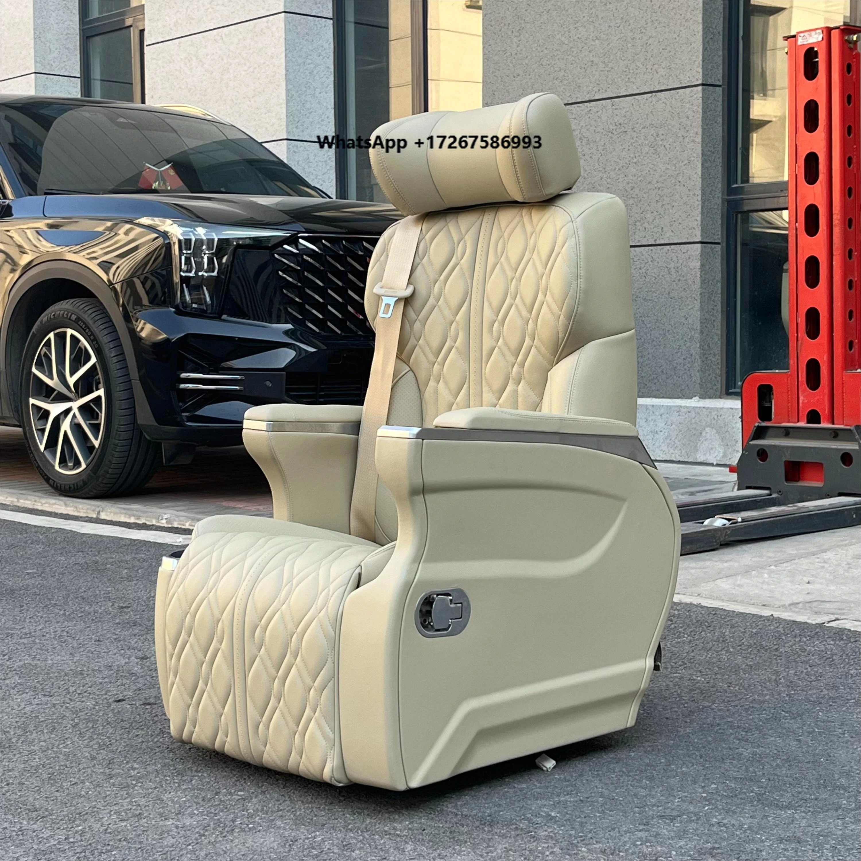 Van Interior Accessories Car Seat Luxury Captain Chair With Table for Vans V Class V250 Metris Sprinter Pilot Seats