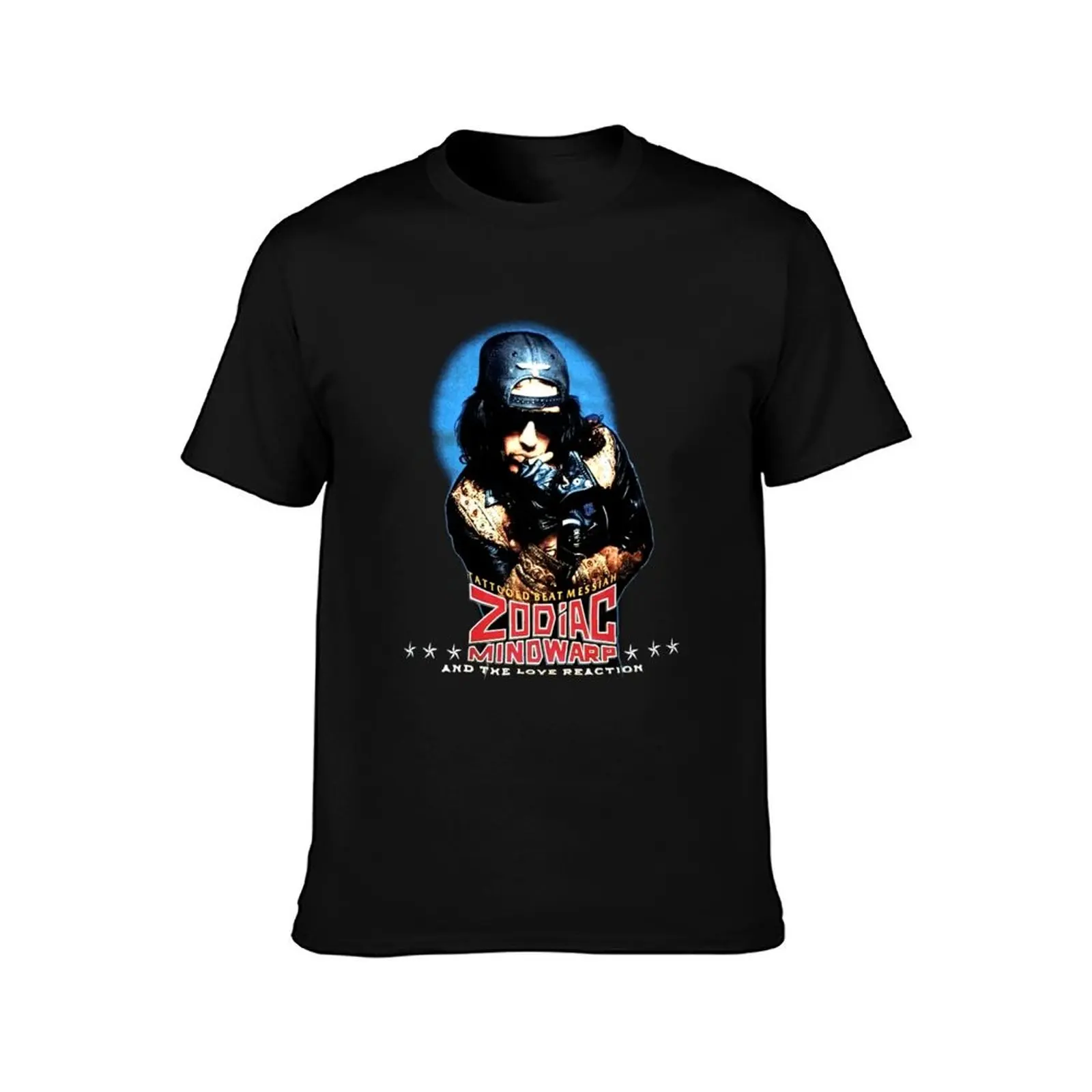 Zodiac Mindwarp And The Love Reaction T-Shirt Large Size Short Sleeve T-Shirt