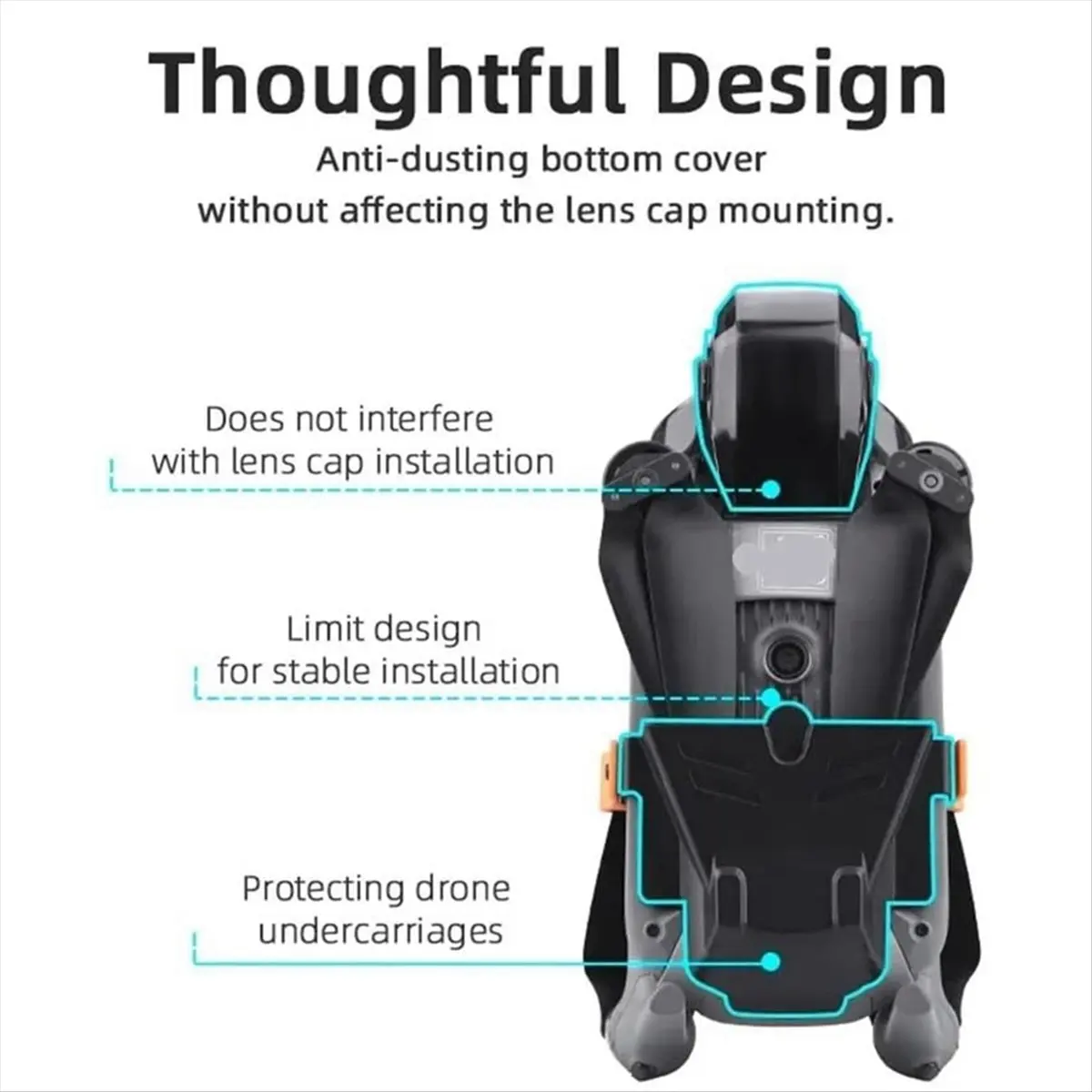 for AIR 3/ 3 Drone Protector Fixed Strap Bump Protection Accessories Propeller Blade Clamp Fixed Wing A