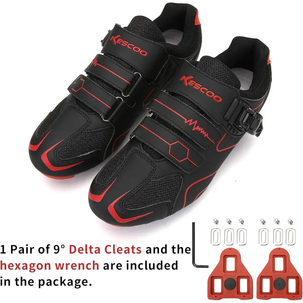 Unisex Cycling Shoes Compatible with pelaton Indoor Road Bike Riding Shoes for Men and Women Delta Cleats Clip Outdoor Pedal