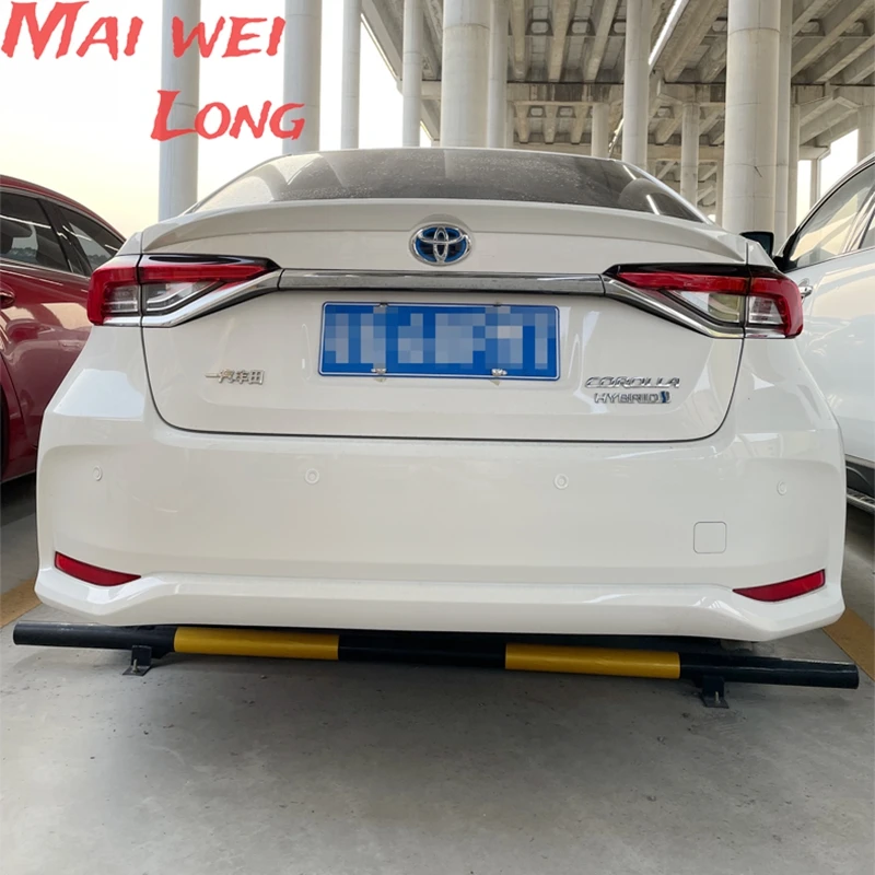 For new Toyota Corolla spoiler 2019 2020 High Quality ABS Primer Color Car Tail Wing Decoration Trunk Spoiler