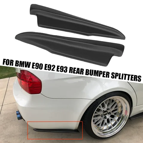Universal For BMW Accessories E90 E91 E92 E93 All Style 2004+ Rear Bumper Lip Diffuser Side Splitters Extension Body kits