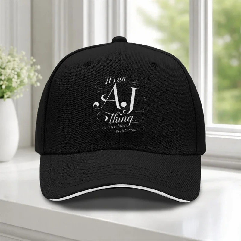 AJ Thing Sandwich Baseball Cap Adjustable Duckbill Hat for Weddings Parties Festivals Bachelorette Birthday Outdoor Cycling